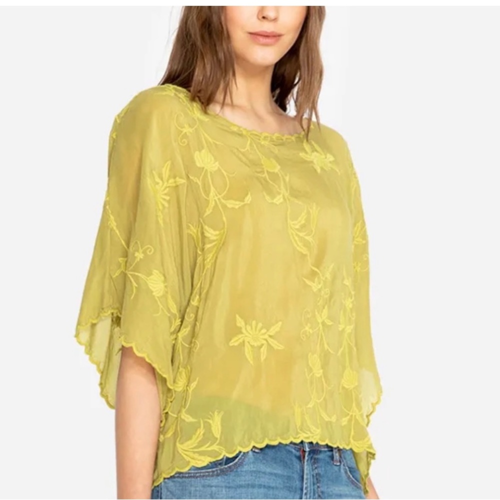 Johnny Was Winter Vine Crop Top